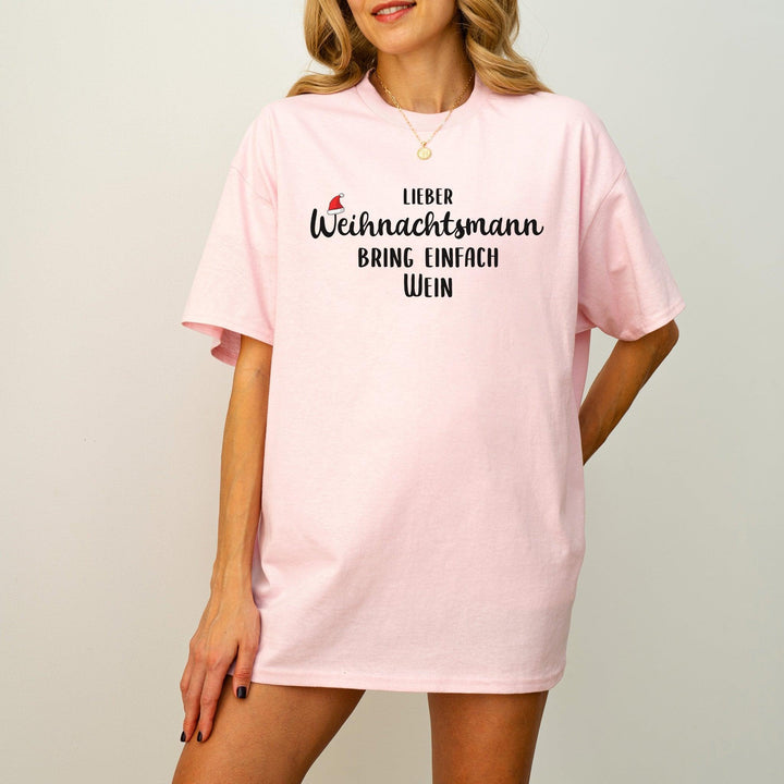 "Lieber Weihnachtsmann..." T-Shirt | Lustiges Weihnachts-Familien-Shirt mit vielen Sprüchen-FaceeCo