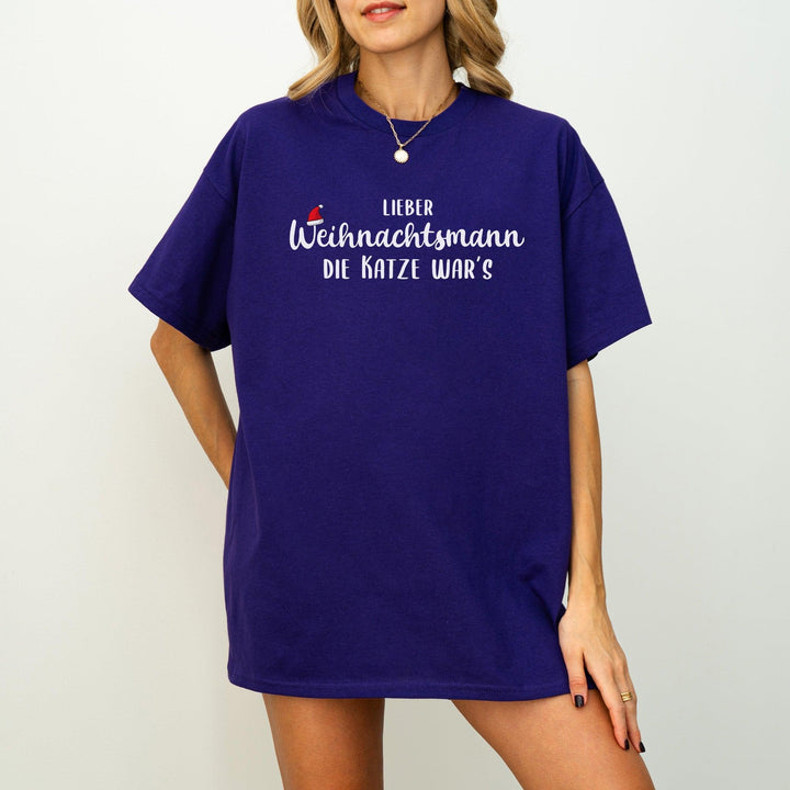 "Lieber Weihnachtsmann..." T-Shirt | Lustiges Weihnachts-Familien-Shirt mit vielen Sprüchen-FaceeCo
