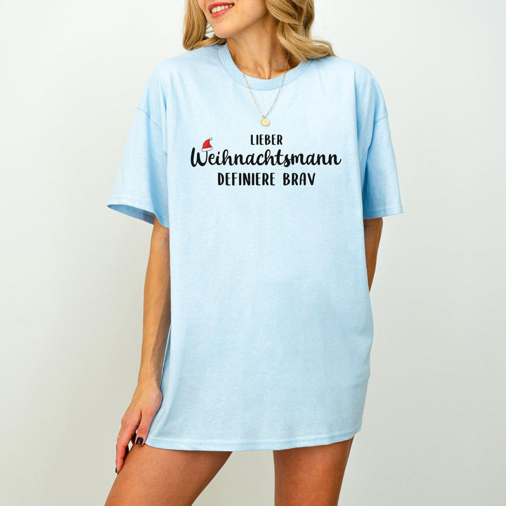 "Lieber Weihnachtsmann..." T-Shirt | Lustiges Weihnachts-Familien-Shirt mit vielen Sprüchen-FaceeCo