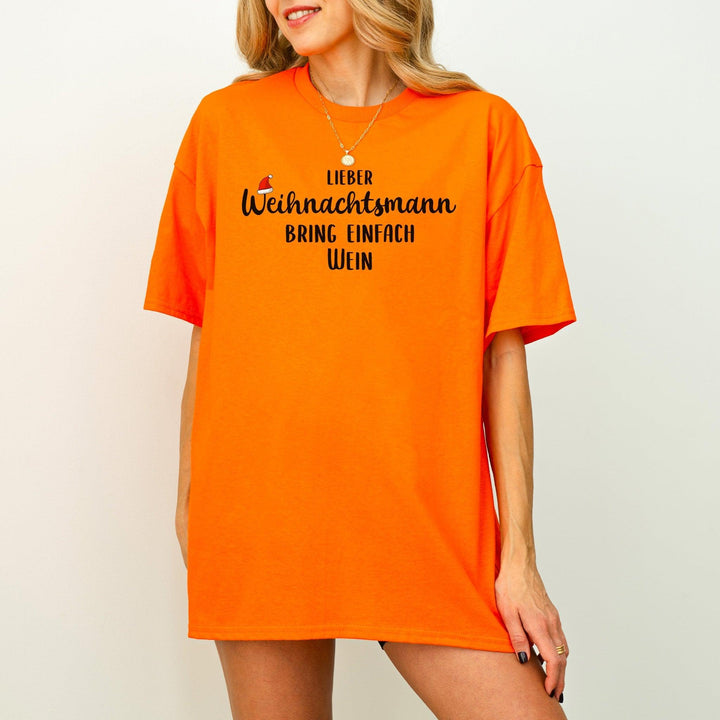 "Lieber Weihnachtsmann..." T-Shirt | Lustiges Weihnachts-Familien-Shirt mit vielen Sprüchen-FaceeCo