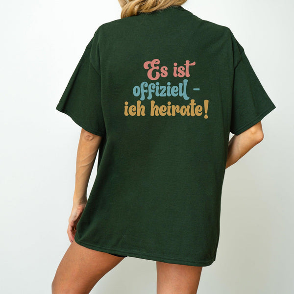 Lustiges Braut T-Shirt-FaceeCo