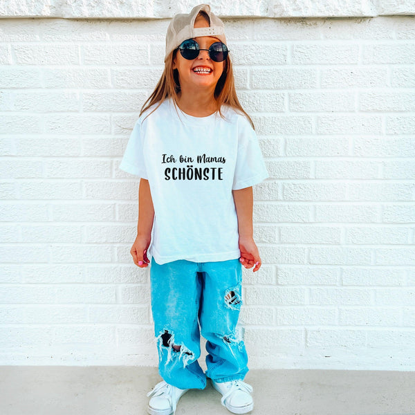 Lustiges Weihnachts-T-Shirt für Kinder mit Auswahl lustiger Sprüche-FaceeCo