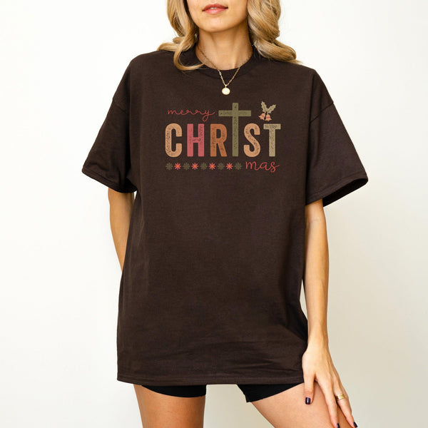 "Merry Christmas" T-Shirt | Festliches T-Shirt | Perfektes Weihnachtsgeschenk-FaceeCo