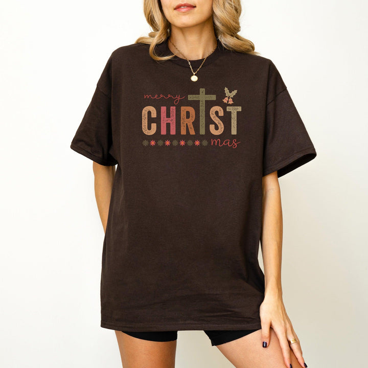 "Merry Christmas" T-Shirt | Festliches T-Shirt | Perfektes Weihnachtsgeschenk-FaceeCo