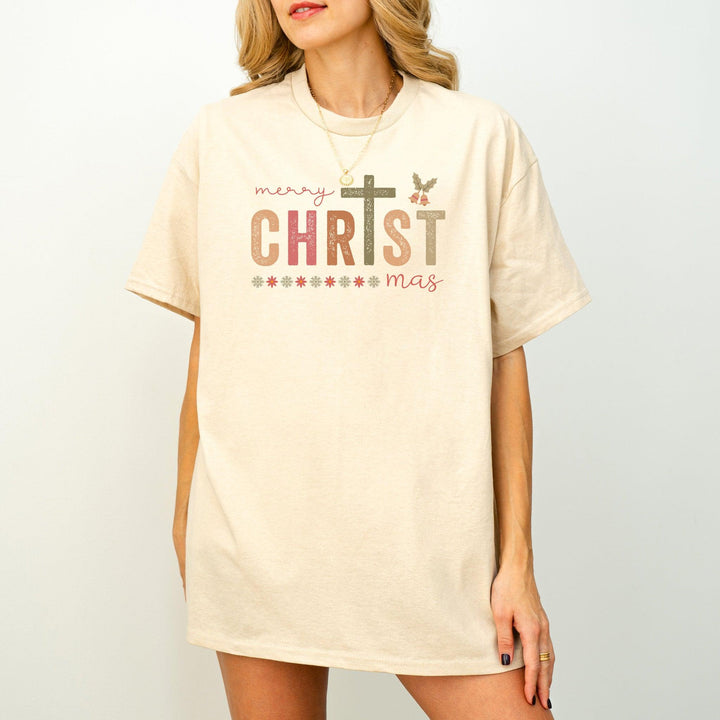 "Merry Christmas" T-Shirt | Festliches T-Shirt | Perfektes Weihnachtsgeschenk-FaceeCo