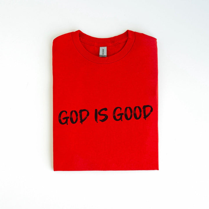 Minimalistisches "God is Good" T-Shirt | Trendiges Glaubens-Shirt-FaceeCo