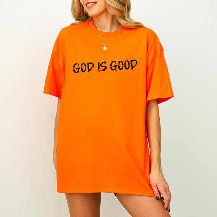 Minimalistisches "God is Good" T-Shirt | Trendiges Glaubens-Shirt-FaceeCo
