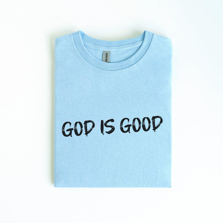 Minimalistisches "God is Good" T-Shirt | Trendiges Glaubens-Shirt-FaceeCo