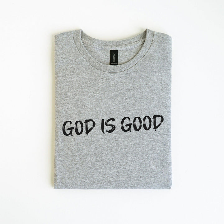 Minimalistisches "God is Good" T-Shirt | Trendiges Glaubens-Shirt-FaceeCo