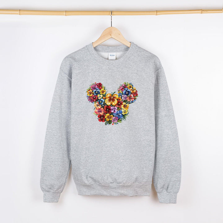 Minnie aus Blumen Pullover | Floraler Minnie Sweatshirt-FaceeCo