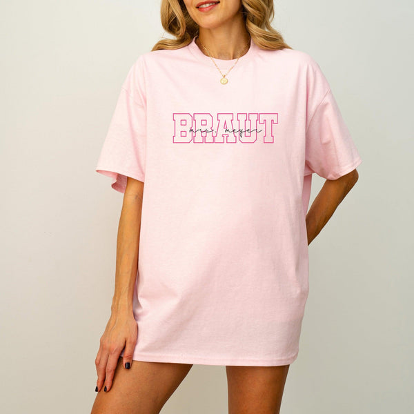 Mrs. Shirt | Braut T-Shirt | Nachname & Verlobungsgeschenk-FaceeCo