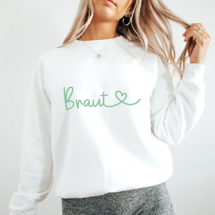 Braut Pullover im niedlichen Design-FaceeCo