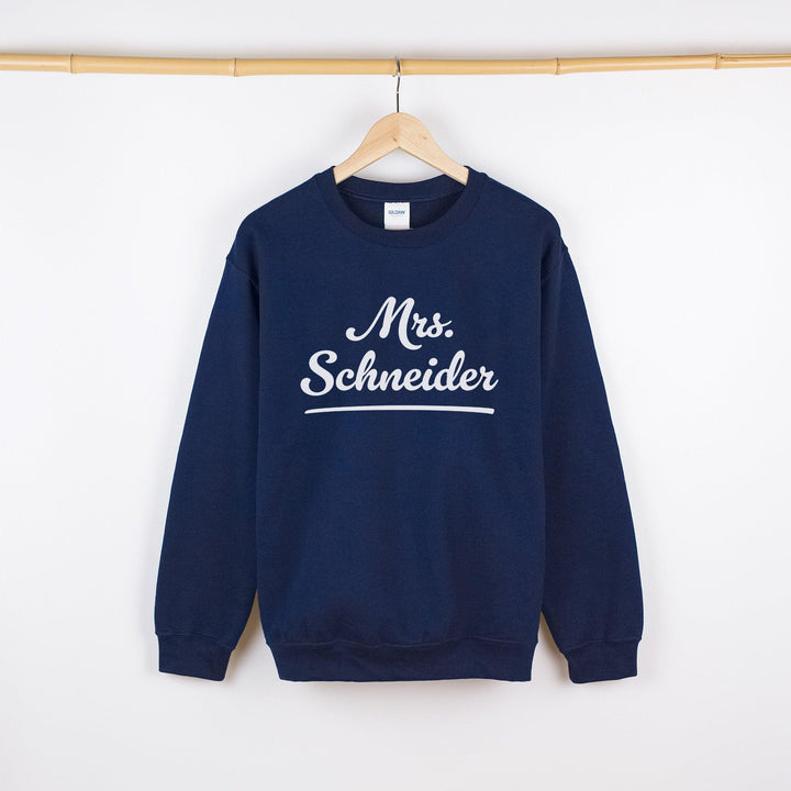 Individueller Braut Pullover – niedlich und mit Namen-FaceeCo