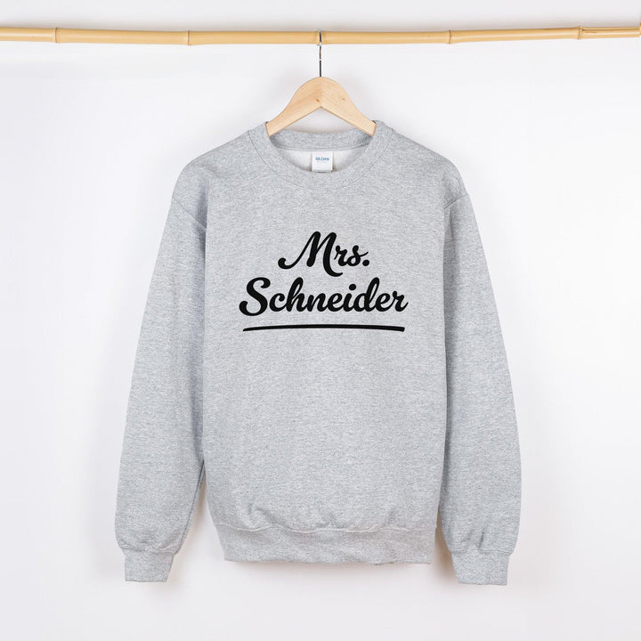 Individueller Braut Pullover – niedlich und mit Namen-FaceeCo