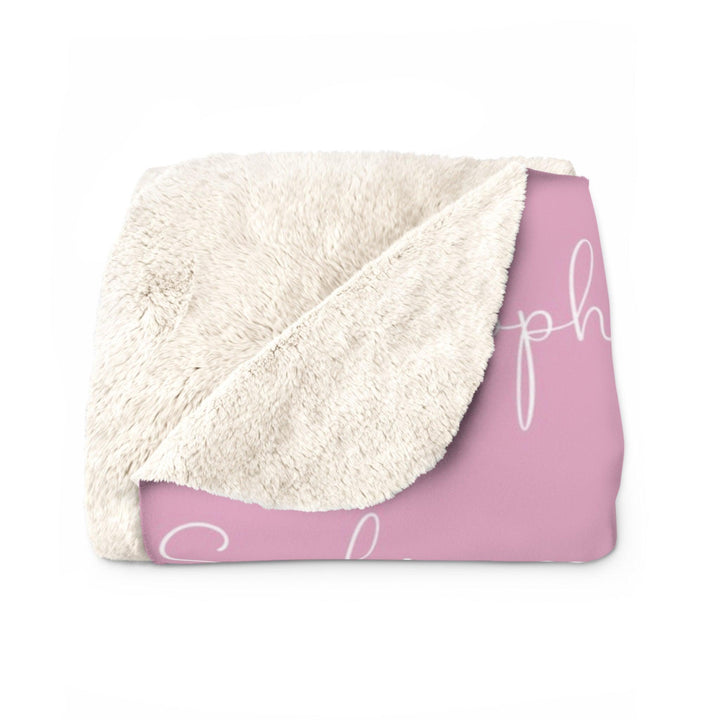 Niedliche Fleece Decke mit Namen | Personalisierte Geschenkdecke-FaceeCo