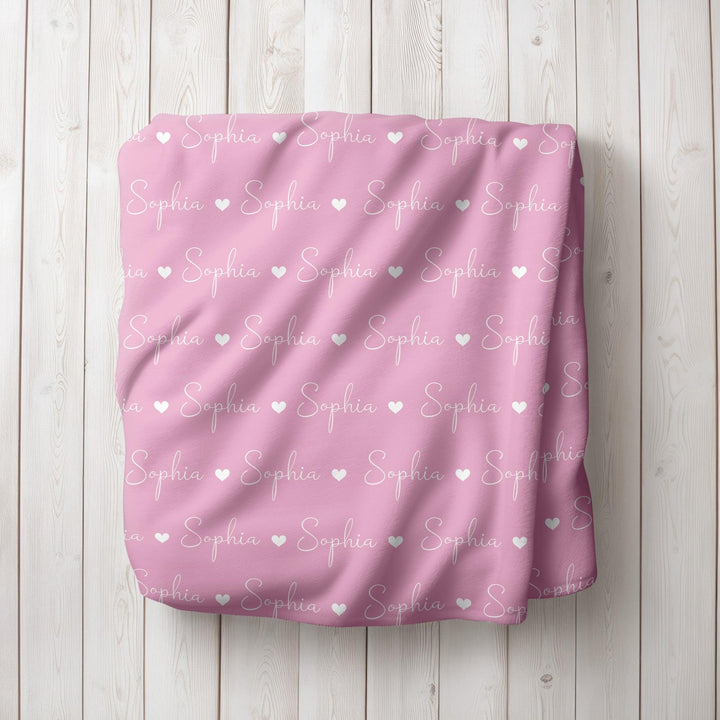 Niedliche Fleece Decke mit Namen | Personalisierte Geschenkdecke-FaceeCo