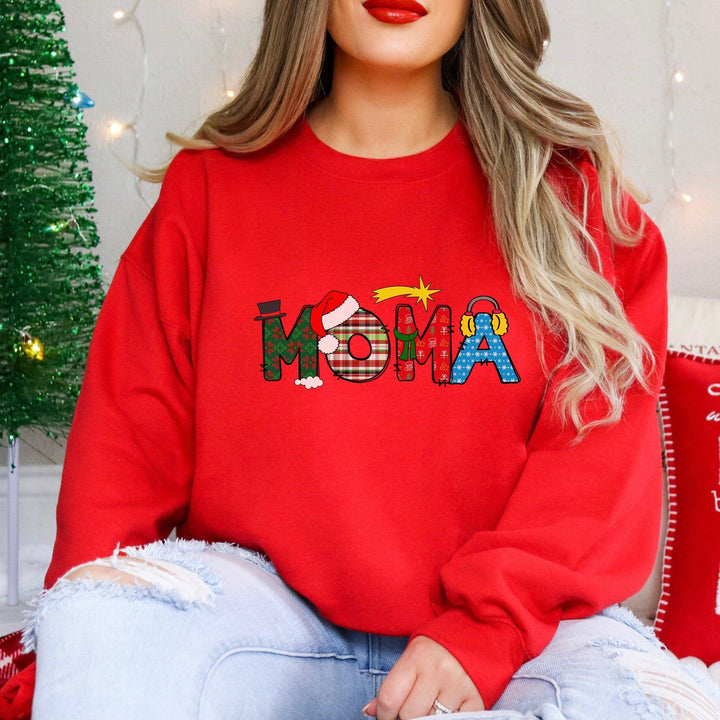 Niedlicher Weihnachtsname-Pullover | Festlicher Custom Sweatshirt-FaceeCo