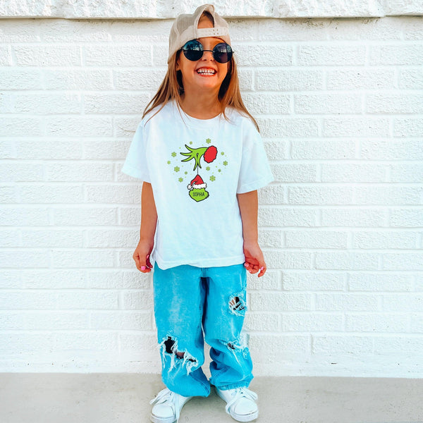 Personalisierbares Weihnachts-Shirt für Kinder-FaceeCo