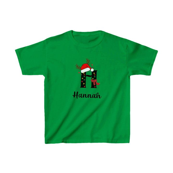 Personalisierbares Weihnachts Shirt für Kinder mit Namen-FaceeCo