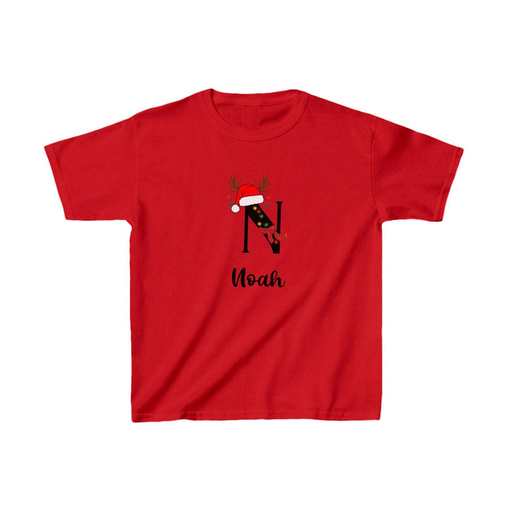 Personalisierbares Weihnachts Shirt für Kinder mit Namen-FaceeCo