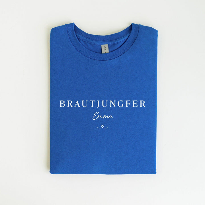 Personalisiertes Brautjungfer T-Shirt aus Baumwolle – Ideal für den JGA-FaceeCo