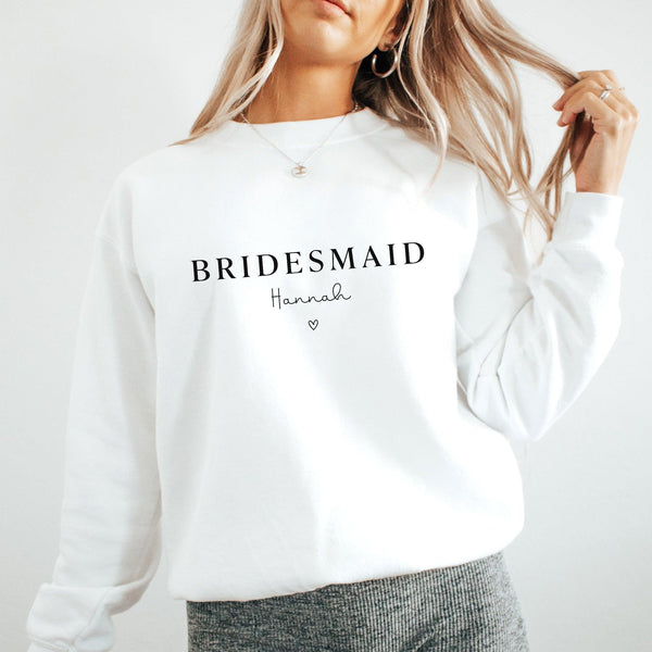 Bridesmaid Pullover, personalisiert | Pulli für JGA-FaceeCo