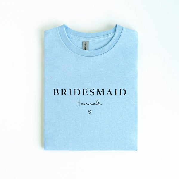 Personalisiertes T-Shirt für die Bridesmaid | JGA-Shirt-FaceeCo