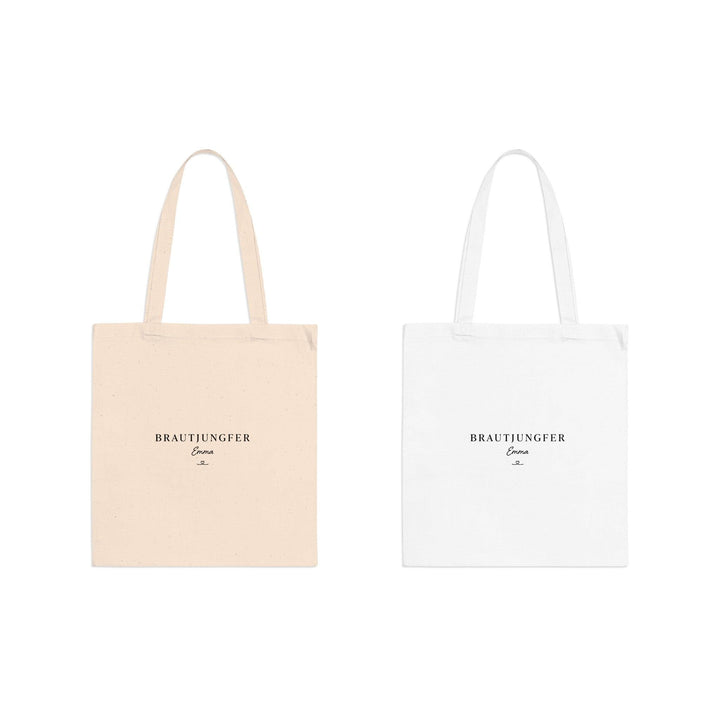 Personalisierte Baumwolltasche für Brautjungfern mit Name-FaceeCo
