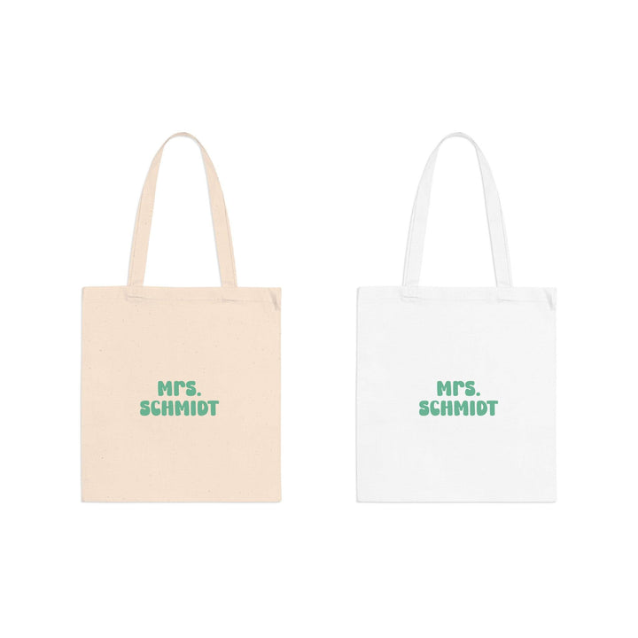 Personalisierte Baumwolltasche für die Braut-FaceeCo