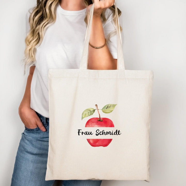 Personalisierte Baumwolltasche für Lehrer | Individuelles Geschenk für Pädagogen-FaceeCo