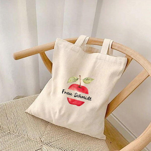 Personalisierte Baumwolltasche für Lehrer | Individuelles Geschenk für Pädagogen-FaceeCo