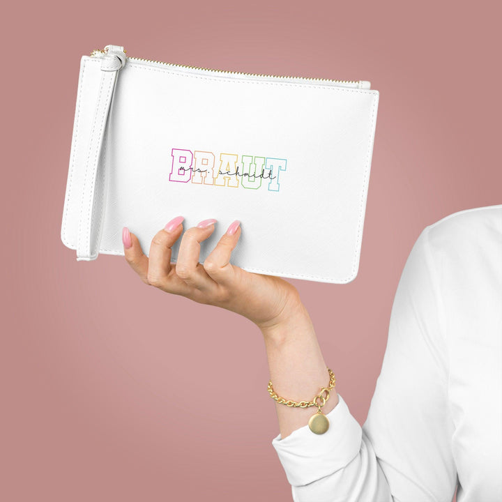 Personalisierte Braut Clutch | Individuelle Mrs. Clutch für die Hochzeit-FaceeCo