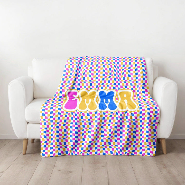 Personalisierte Fleece Decke mit Namen-FaceeCo