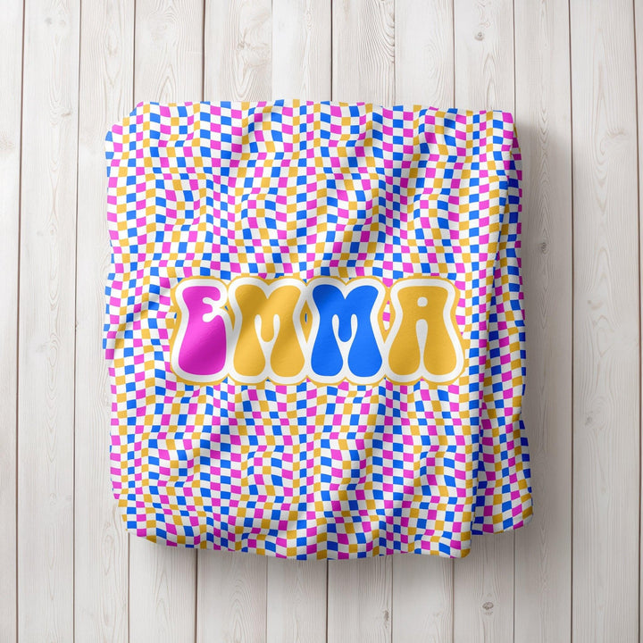 Personalisierte Fleece Decke mit Namen-FaceeCo