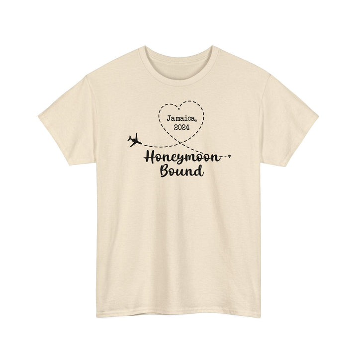Personalisierbares 'Honeymoon Bound' T-Shirt – mit eurem Datum-FaceeCo