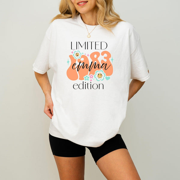Personalisiertes Name-und-Jahr-Shirt | Perfektes T-Shirt für Geburtstage-FaceeCo