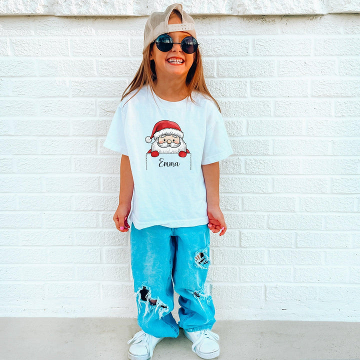 Personalisiertes Weihnachts-Shirt mit Namen für Kinder-FaceeCo