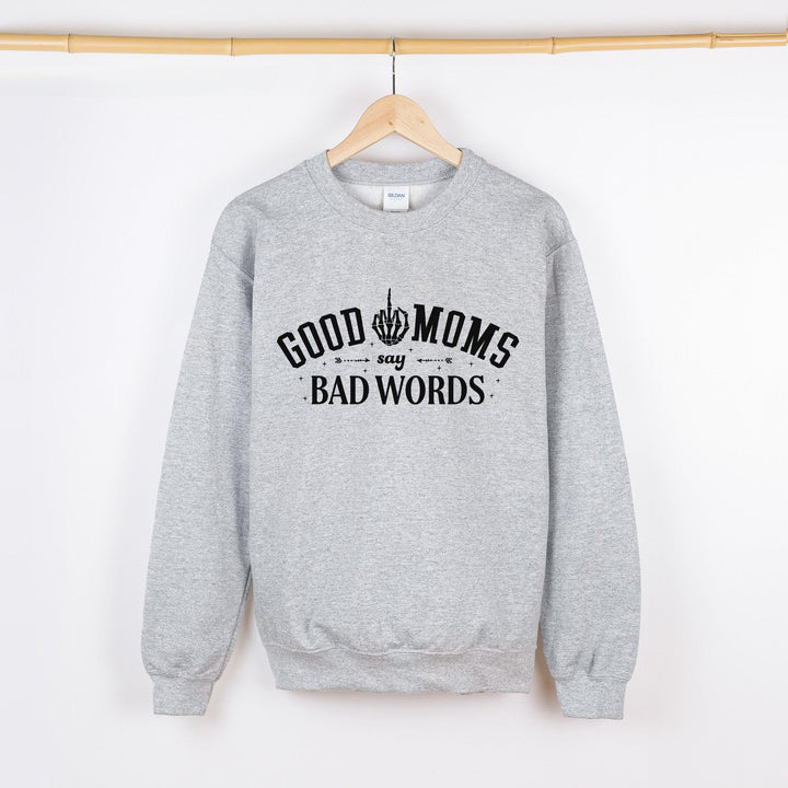 Pullover Für humorvolle Mamas "Good Moms Say Bad Words"-FaceeCo
