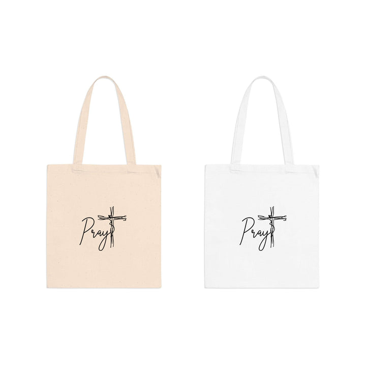 Religiöse Stofftasche aus Baumwolle "Pray"-FaceeCo