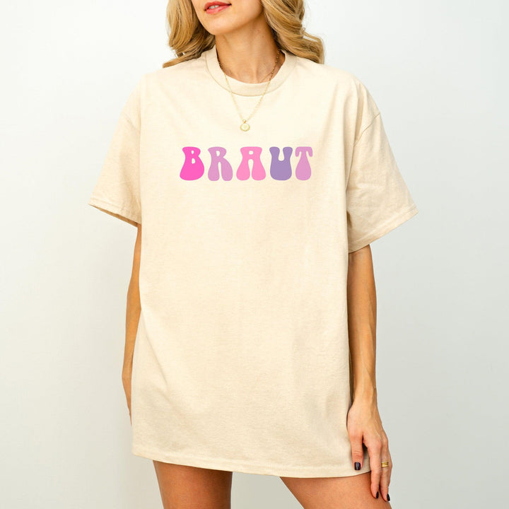 Retro Braut T-Shirt für JGA-FaceeCo