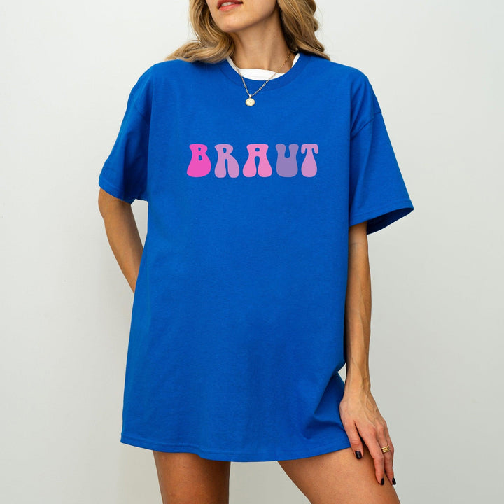 Retro Braut T-Shirt für JGA-FaceeCo