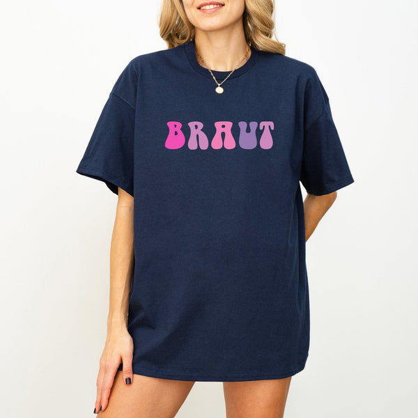 Retro Braut T-Shirt für JGA-FaceeCo