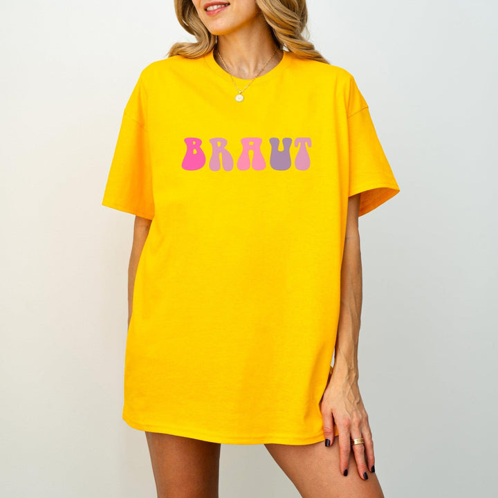 Retro Braut T-Shirt für JGA-FaceeCo
