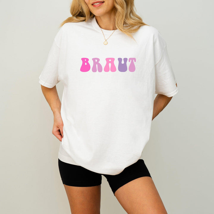 Retro Braut T-Shirt für JGA-FaceeCo