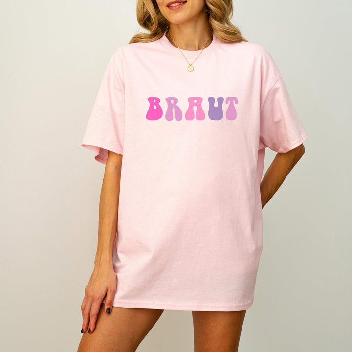 Retro Braut T-Shirt für JGA-FaceeCo