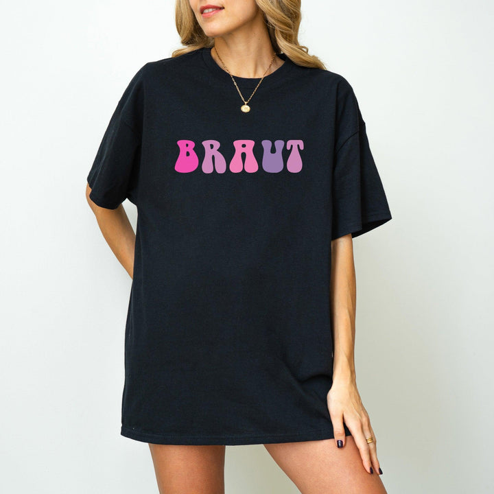 Retro Braut T-Shirt für JGA-FaceeCo