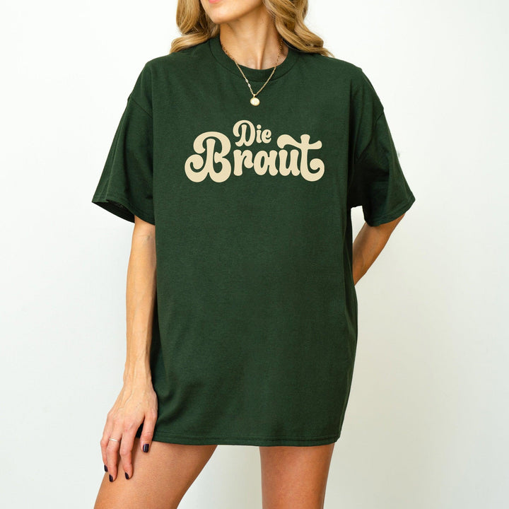 Retro JGA Braut T-Shirt – im einzigartigen Design-FaceeCo