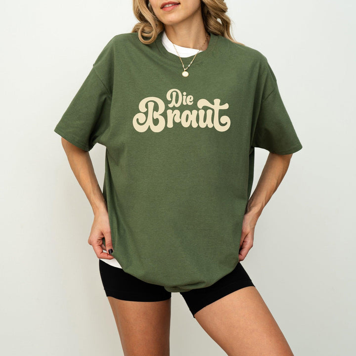Retro JGA Braut T-Shirt – im einzigartigen Design-FaceeCo