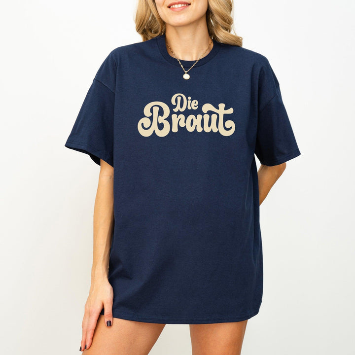 Retro JGA Braut T-Shirt – im einzigartigen Design-FaceeCo