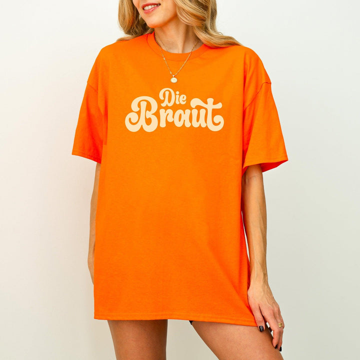 Retro JGA Braut T-Shirt – im einzigartigen Design-FaceeCo